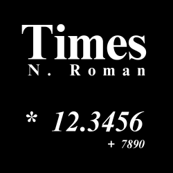 Times New Roman