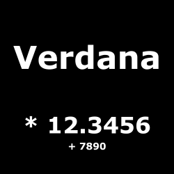 Verdana